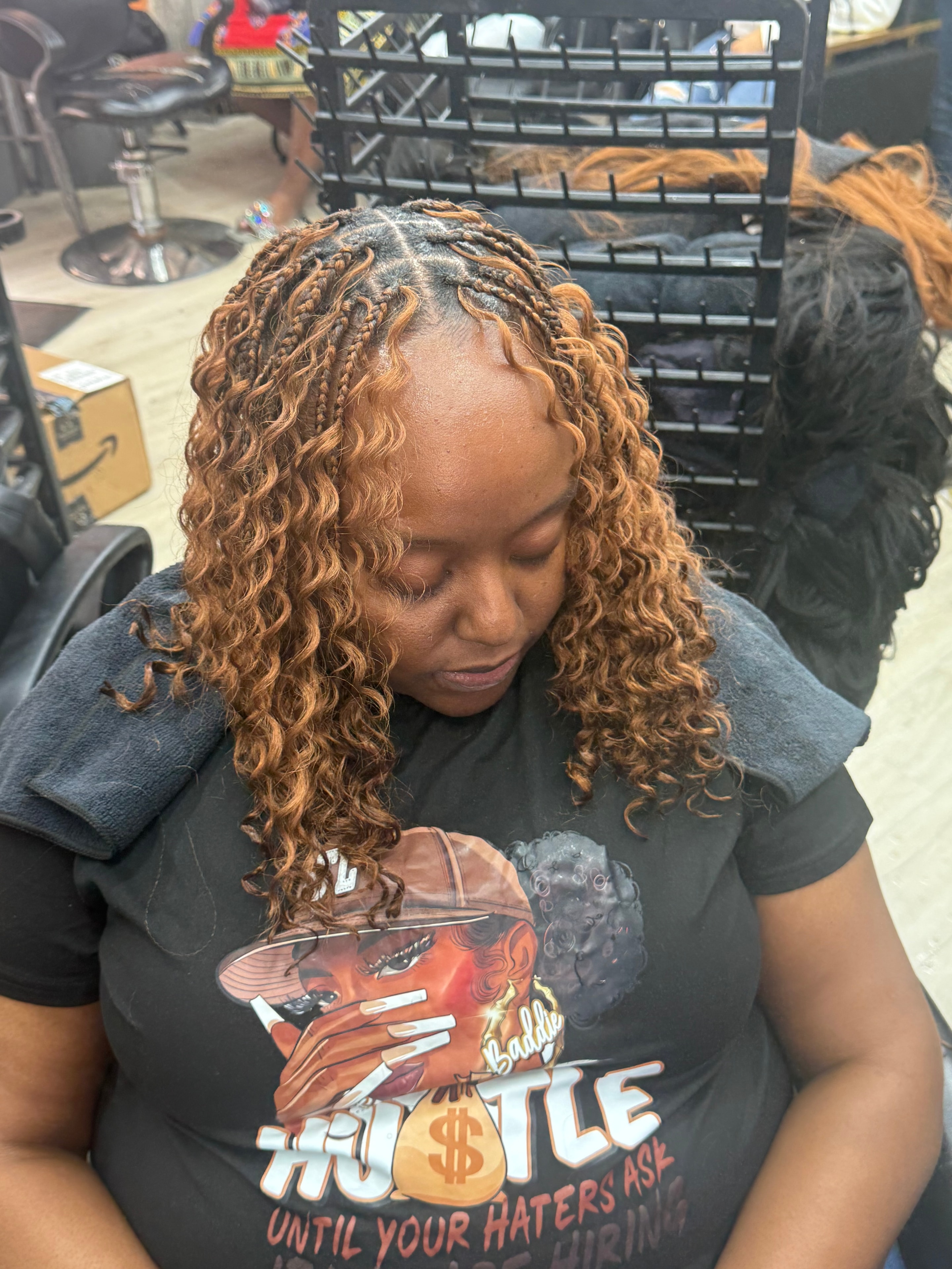 Natural locs hairstyle